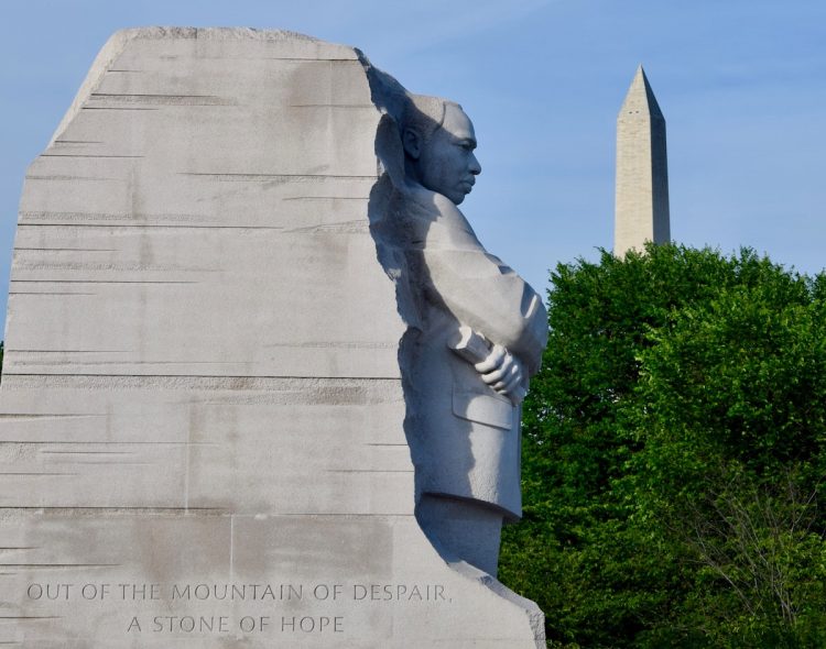 Memorial of Martin Luther King Jr. in Washington D.C.